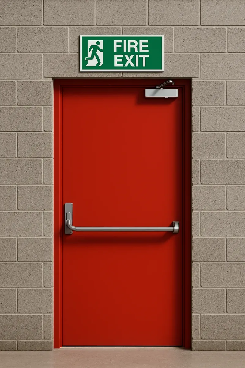 fire exits - professional steel doors available in Chelmsford from UK manufacturers